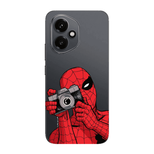Honor Magic 400 Spiderman take picture Transparent Silicone TPU Θήκη