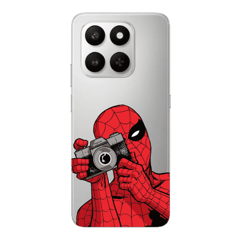 Honor Magic 400 Smart Spiderman take picture Transparent Silicone TPU Θήκη