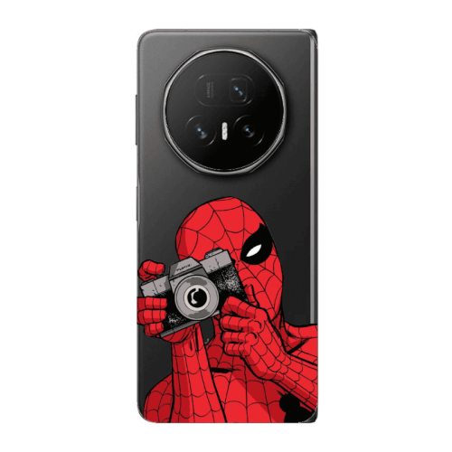 Honor Magic V5 Spiderman take picture Transparent Silicone TPU Θήκη