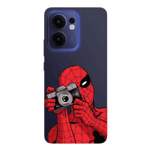 Oppo Reno13 FS Spiderman take picture Transparent Silicone TPU Θήκη