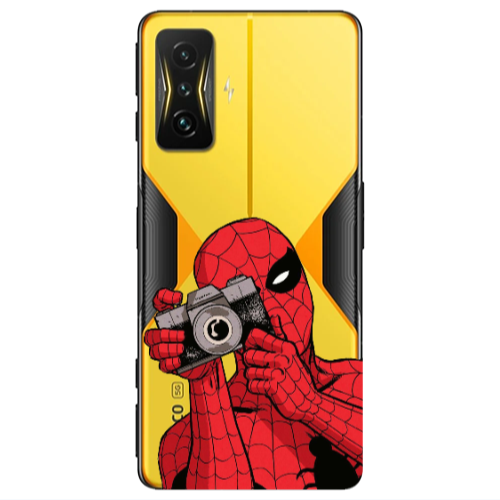 Xiaomi Poco F4 Gt Spiderman take picture Transparent Silicone TPU Θήκη