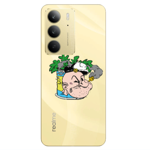 Realme C 75 Popeye Transparent Silicone TPU Θήκη