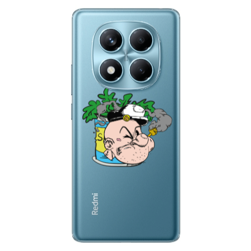 Xiaomi Redmi Note 14 Pro Popeye Transparent Silicone TPU Θήκη