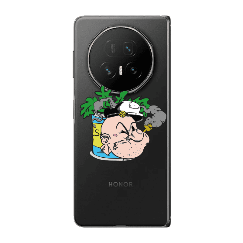 Honor Magic V5 Popeye Transparent Silicone TPU Θήκη