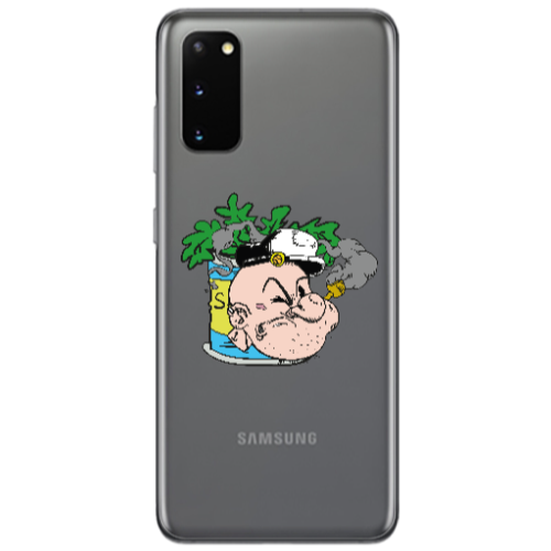 Samsung S20 Popeye Transparent Silicone TPU Θήκη