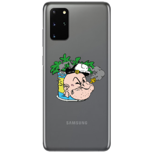 Samsung S20 Plus Popeye Transparent Silicone TPU Θήκη