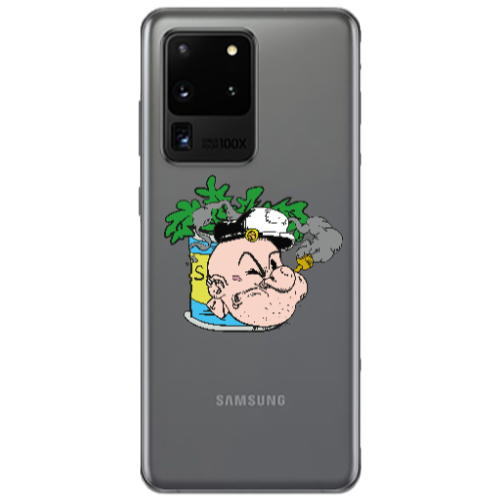 Samsung S20 Ultra Popeye Transparent Silicone TPU Θήκη