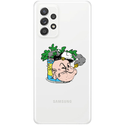 Samsung A53 Popeye Transparent Silicone TPU Θήκη