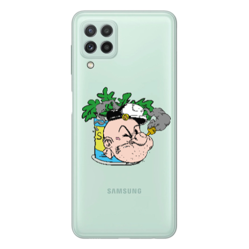 Samsung A22 4G Popeye Transparent Silicone TPU Θήκη