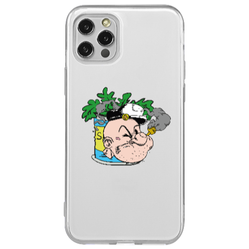 Apple iPhone 12 Pro Popeye Transparent Silicone TPU Θήκη