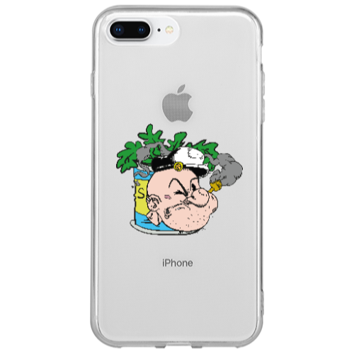 Apple iPhone 7 Plus Popeye Transparent Silicone TPU Θήκη
