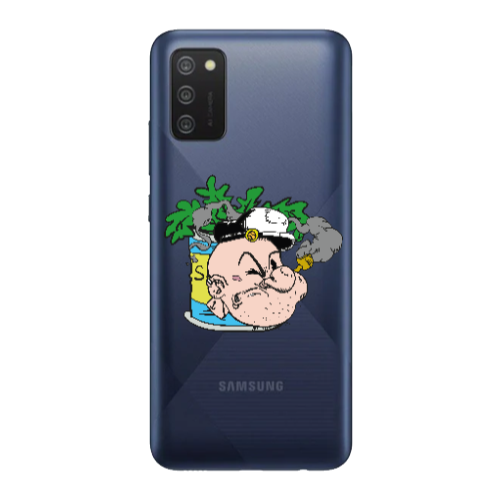 Samsung A03S Popeye Transparent Silicone TPU Θήκη
