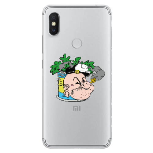 Xiaomi Redmi S2 Popeye Transparent Silicone TPU Θήκη