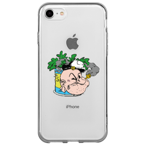Apple iPhone SE 2020 Popeye Transparent Silicone TPU Θήκη