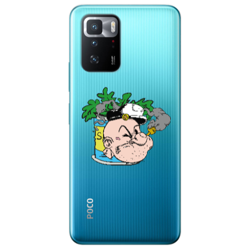 Xiaomi Poco X3 GT Popeye Transparent Silicone TPU Θήκη