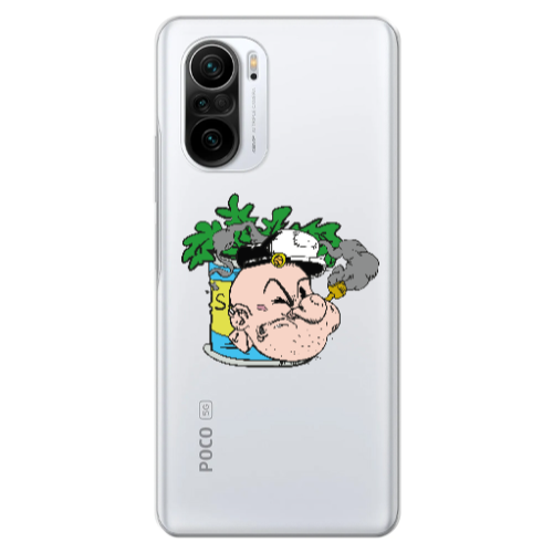 Xiaomi Poco F3 Popeye Transparent Silicone TPU Θήκη