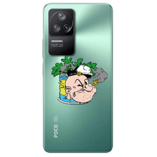 Xiaomi Poco F4 Popeye Transparent Silicone TPU Θήκη