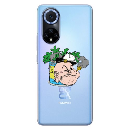 Huawei Nova 9 Popeye Transparent Silicone TPU Θήκη