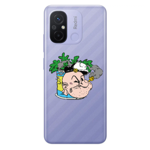 Xiaomi Redmi 12C Popeye Transparent Silicone TPU Θήκη