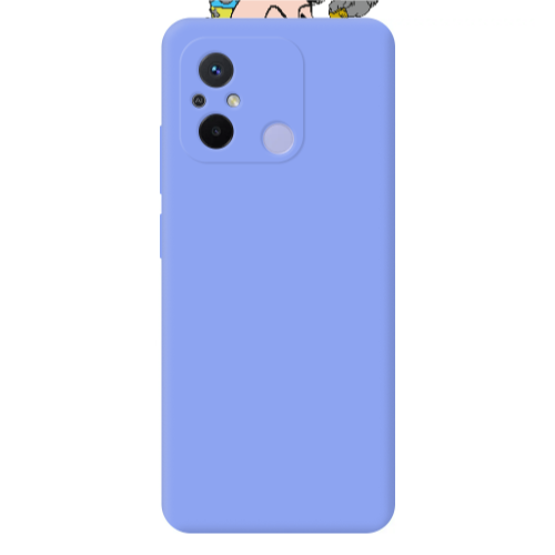 Xiaomi Redmi 12C Popeye Light Purple Colored Silicone TPU Θήκη