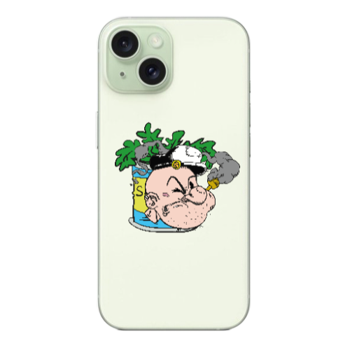 Apple iPhone 15 Plus Popeye Transparent Silicone TPU Θήκη