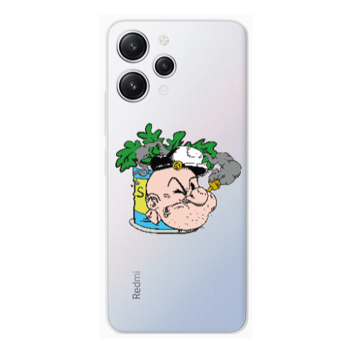 Xiaomi Redmi 12 Popeye Transparent Silicone TPU Θήκη