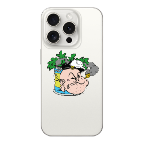 Apple iPhone 15 Pro Max Popeye Transparent Silicone TPU Θήκη