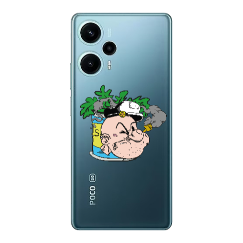 Xiaomi Poco F5 Popeye Transparent Silicone TPU Θήκη