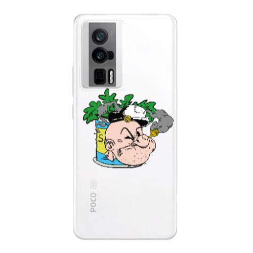 Xiaomi Poco F5 Pro Popeye Transparent Silicone TPU Θήκη