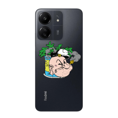 Xiaomi Redmi 13C Popeye Transparent Silicone TPU Θήκη
