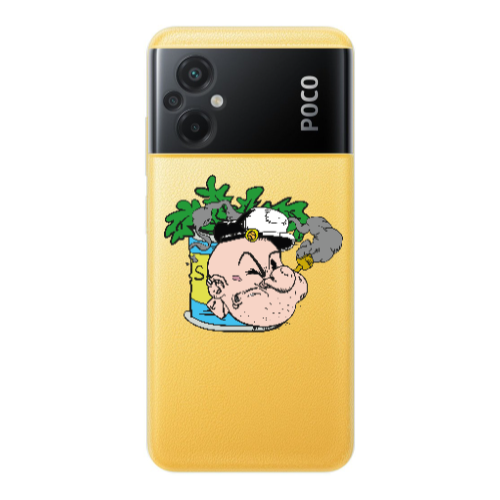Xiaomi Poco M5 Popeye Transparent Silicone TPU Θήκη