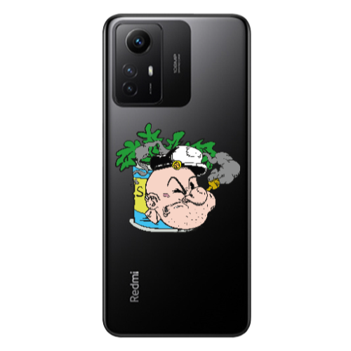 Xiaomi Redmi Note 12s Popeye Transparent Silicone TPU Θήκη