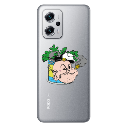 Xiaomi Poco X4 GT Popeye Transparent Silicone TPU Θήκη
