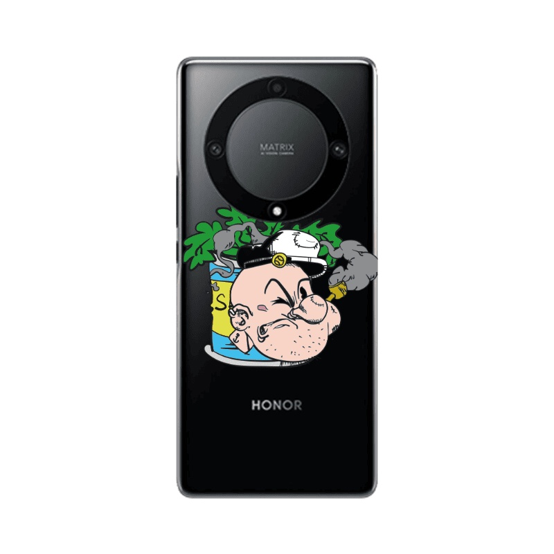 Honor Magic5 Lite 5G Popeye Transparent Silicone TPU Θήκη