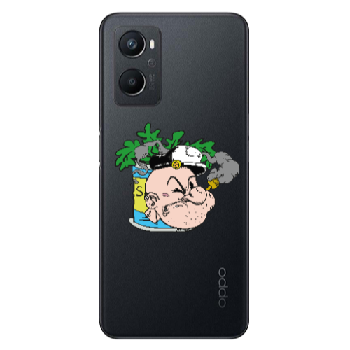 Oppo A 96 Popeye Transparent Silicone TPU Θήκη
