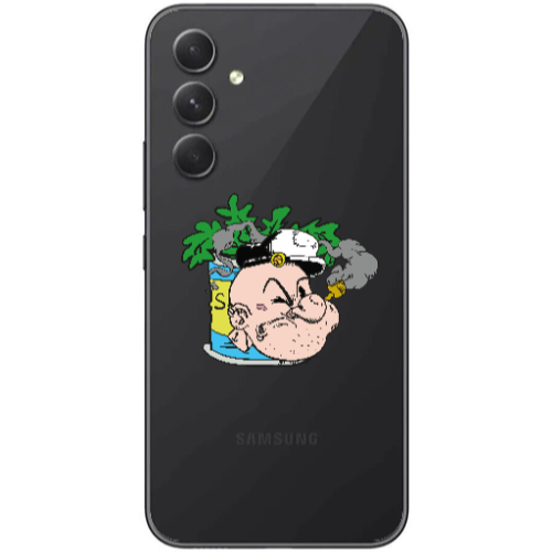 Samsung Galaxy A25 Popeye Transparent Silicone TPU Θήκη