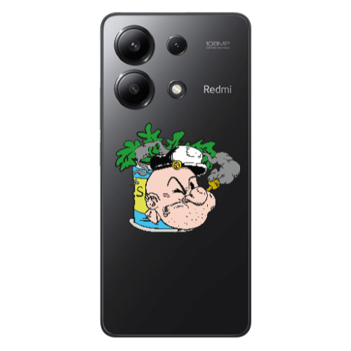 Xiaomi Redmi Note 13 4G Popeye Transparent Silicone TPU Θήκη