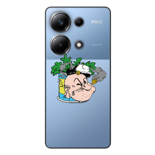 Xiaomi Poco M6 Pro 4G Popeye Transparent Silicone TPU Θήκη