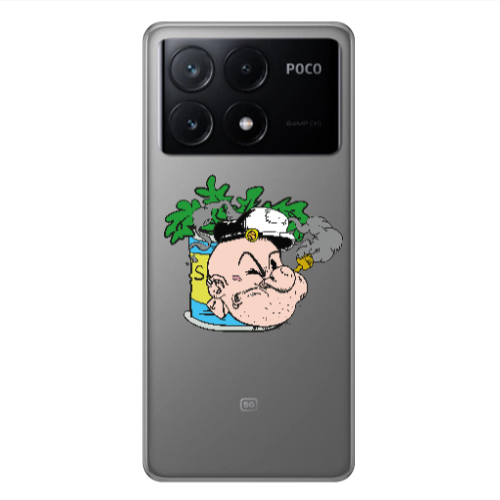 Xiaomi Poco X6Pro 5G Popeye Transparent Silicone TPU Θήκη