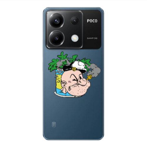 Xiaomi Poco X6 5G Popeye Transparent Silicone TPU Θήκη