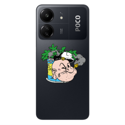 Xiaomi Poco C65 Popeye Transparent Silicone TPU Θήκη