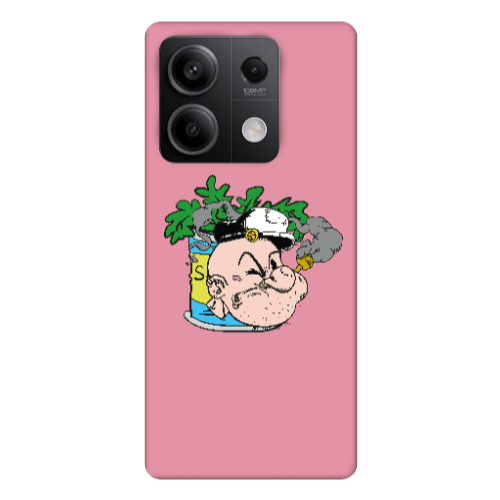 Xiaomi Redmi Note 13Pro 5G Popeye Pink Colored Silicone TPU Θήκη