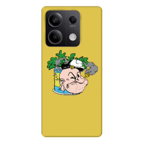 Xiaomi Redmi Note 13Pro 5G Popeye Yellow Colored Silicone TPU Θήκη