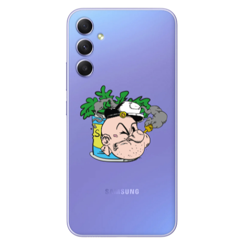 Samsung A16 Popeye Transparent Silicone TPU Θήκη
