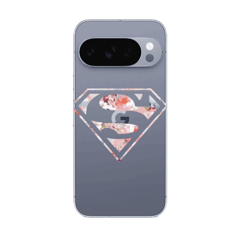 Google Pixel 10 Pro XL Superman logo Transparent Silicone TPU Θήκη