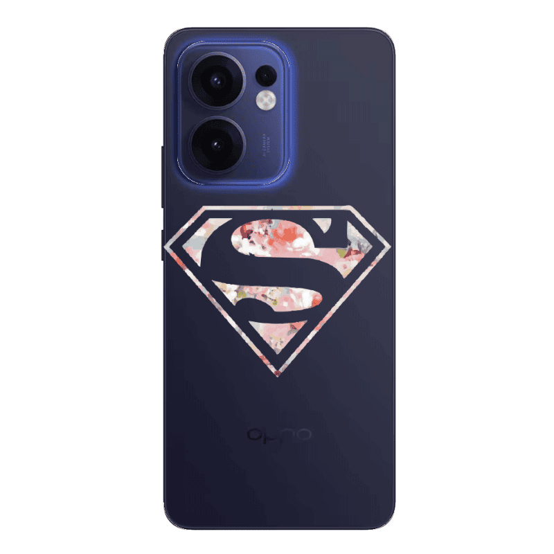 Oppo Reno13 FS Superman logo Transparent Silicone TPU Θήκη