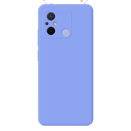 Xiaomi Redmi 12C Superman logo Light Purple Colored Silicone TPU Θήκη