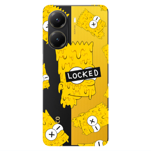 Xiaomi Poco X7 Pro Bart Simpson Transparent Silicone TPU Θήκη