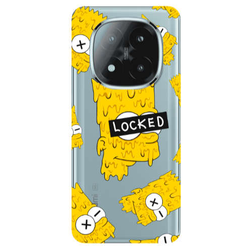 Xiaomi Redmi Note 14 Pro + 5g Bart Simpson Transparent Silicone TPU Θήκη