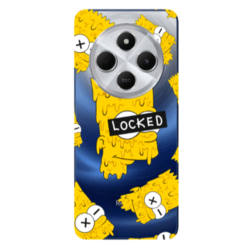 Xiaomi Redmi 14c Bart Simpson Transparent Silicone TPU Θήκη